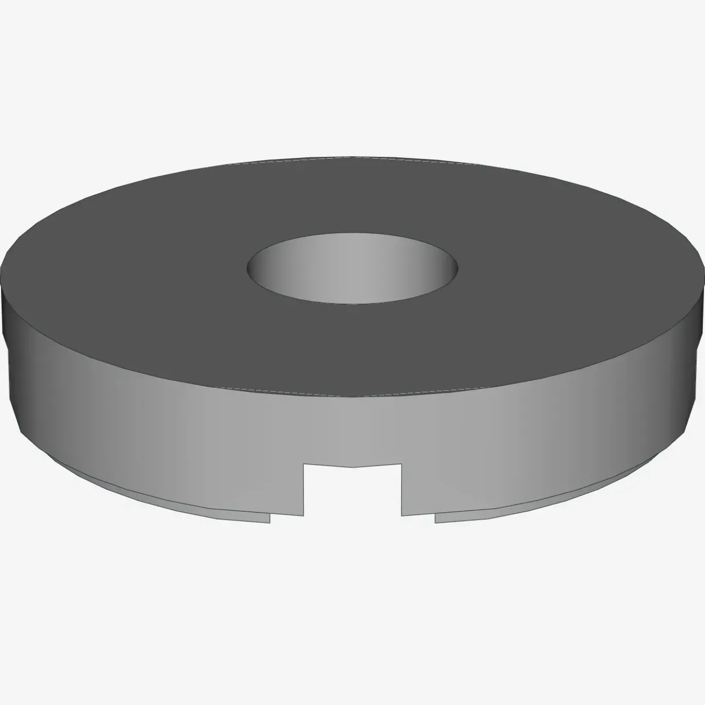 FLAT TILE 2x2 ROUND W. HOLE Ø4.85 X 100