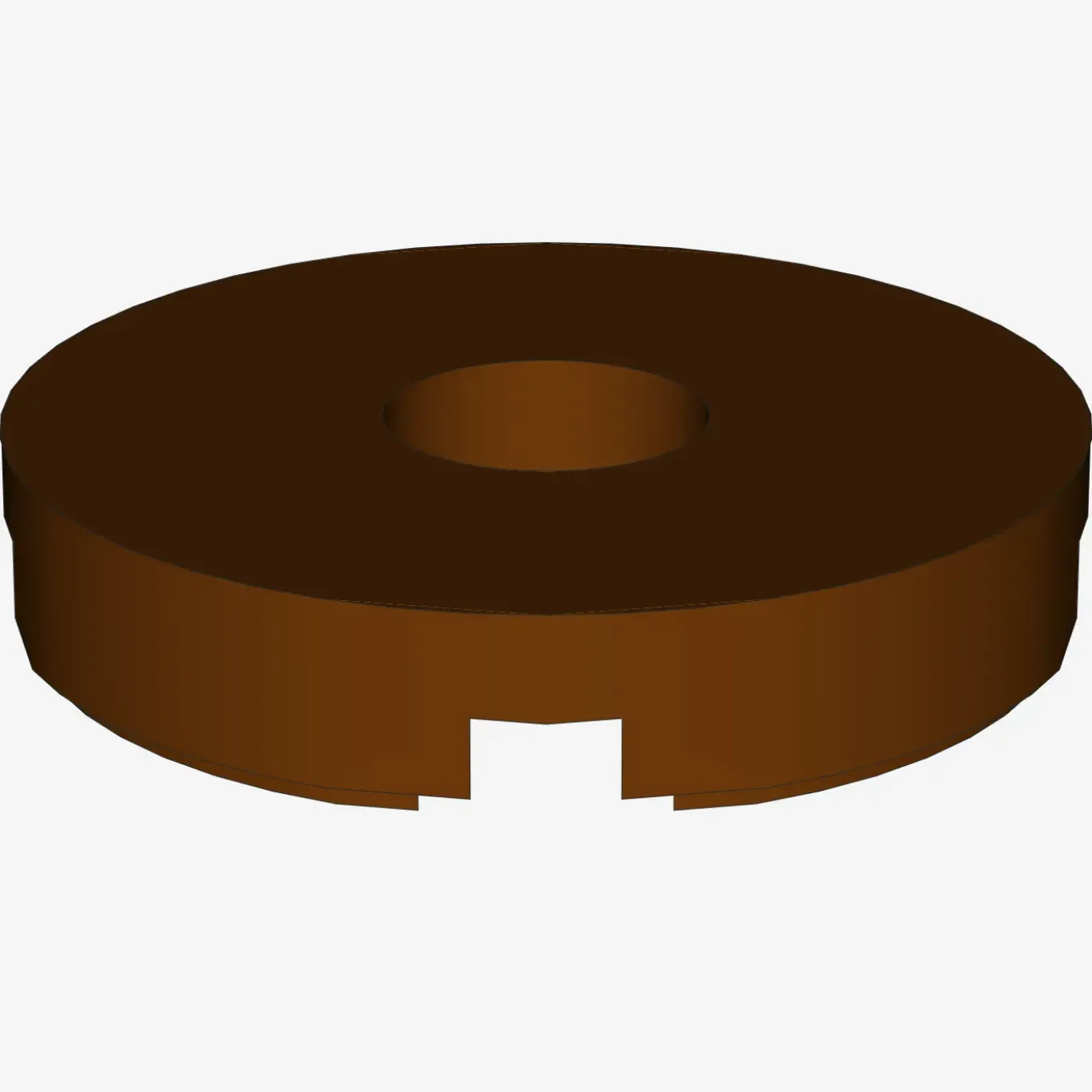 FLAT TILE 2x2 ROUND W. HOLE Ø4.85 X 100