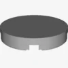 FLAT TILE 2X2, ROUND X 600