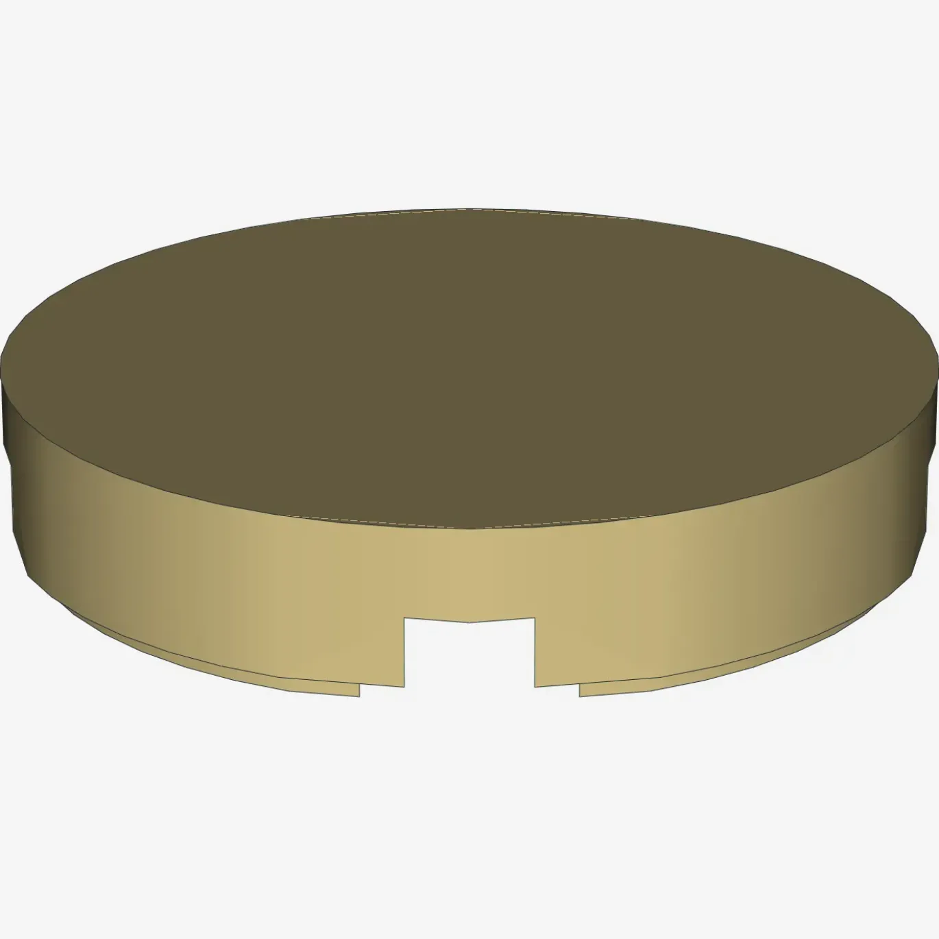 FLAT TILE 2X2, ROUND X 100