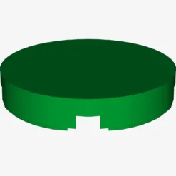 FLAT TILE 2X2, ROUND X 100