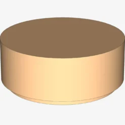 FLAT TILE 1X1, ROUND X 200