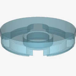 FLAT TILE 2X2, ROUND X 100