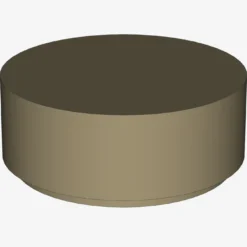 FLAT TILE 1X1, ROUND X 1200