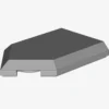 FLAT TILE 2X3 W/ ANGLE X 100