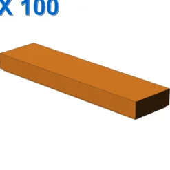 FLAT TILE 1X4 X 100