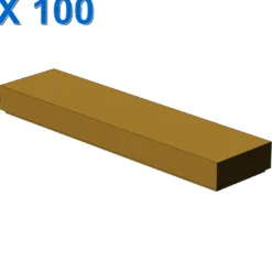 FLAT TILE 1X4 X 100