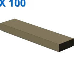 FLAT TILE 1X4 X 100
