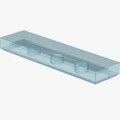 FLAT TILE 1X4 X 100