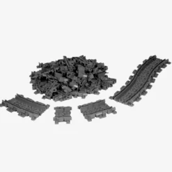 Flexible Schienen im Set, 64 Stück