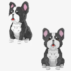 Französische Bulldogge (diamond blocks)