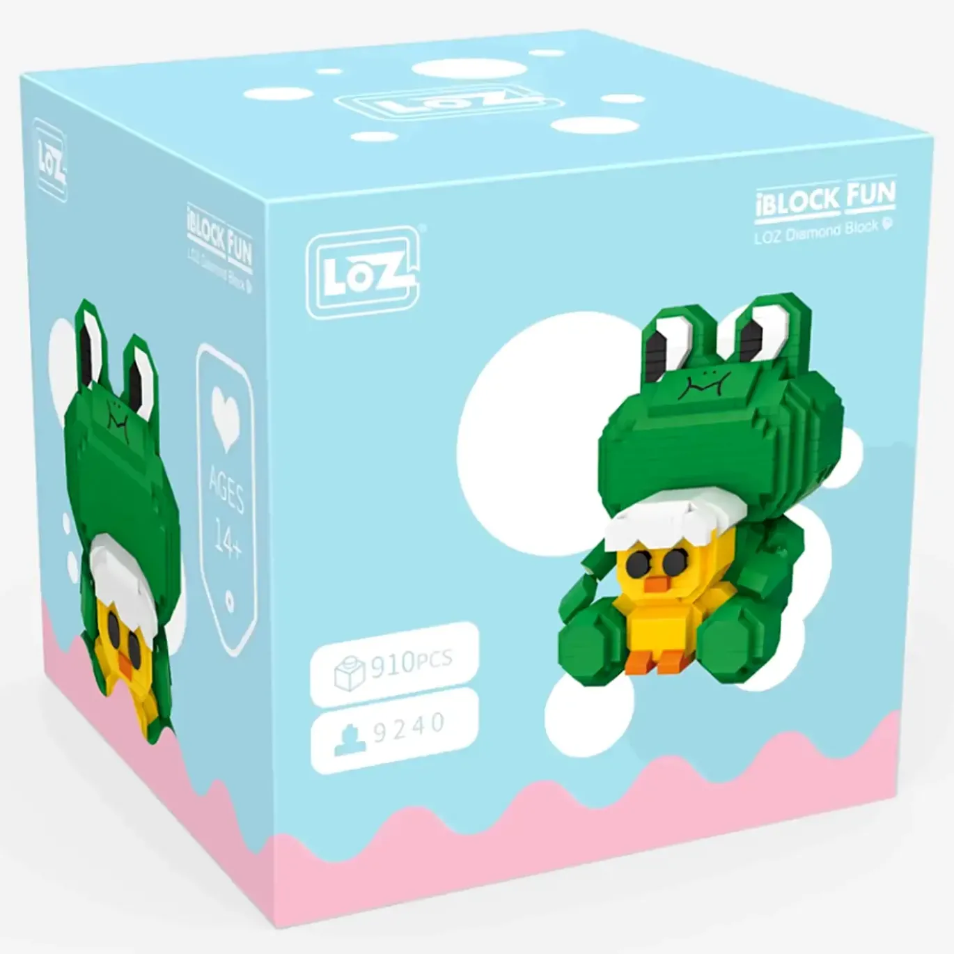 Frosch Leo (diamond blocks)