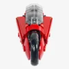 Futuristisches Rotes Motorrad