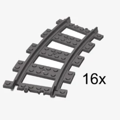 Gebogene Gleise R40 im Set, 16 Stück