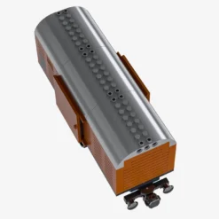 Gedeckter Güterwagen, braun (8w)