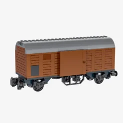 Gedeckter Güterwagen, braun (8w)