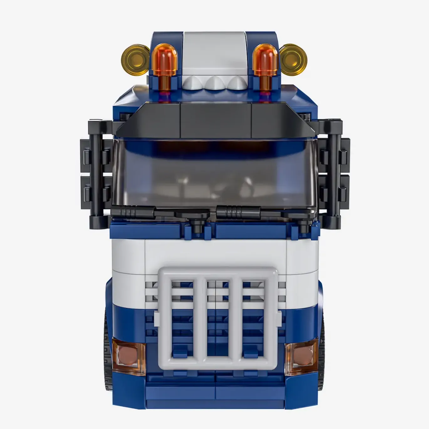 Gerüstbau-LKW mit Hakenlift-Container