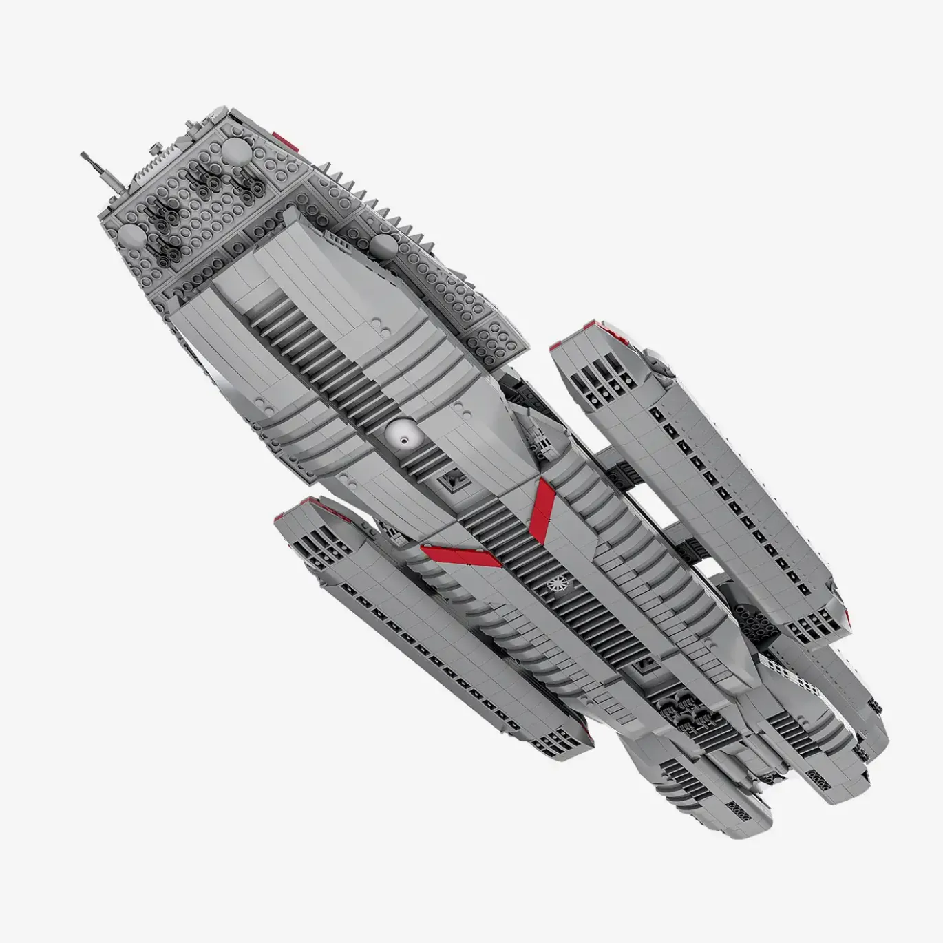 Großes futuristisches Mutterschiff