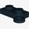HINGE PLATE 1X2 II X 100