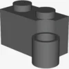 HINGE 1X2 LOWER PART X 50