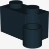 HINGE 1X2 LOWER PART X 50