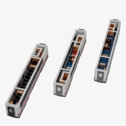 Hochgeschwindigkeits-Personenwagen 3 in 1 (8w) Erste Klasse,