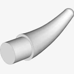 Horn w. shaft ø 3.2 X 200