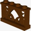 IRON FENCE 1X4X2 W/ 4 STUDS X 25