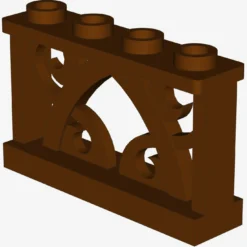 IRON FENCE 1X4X2 W/ 4 STUDS X 25