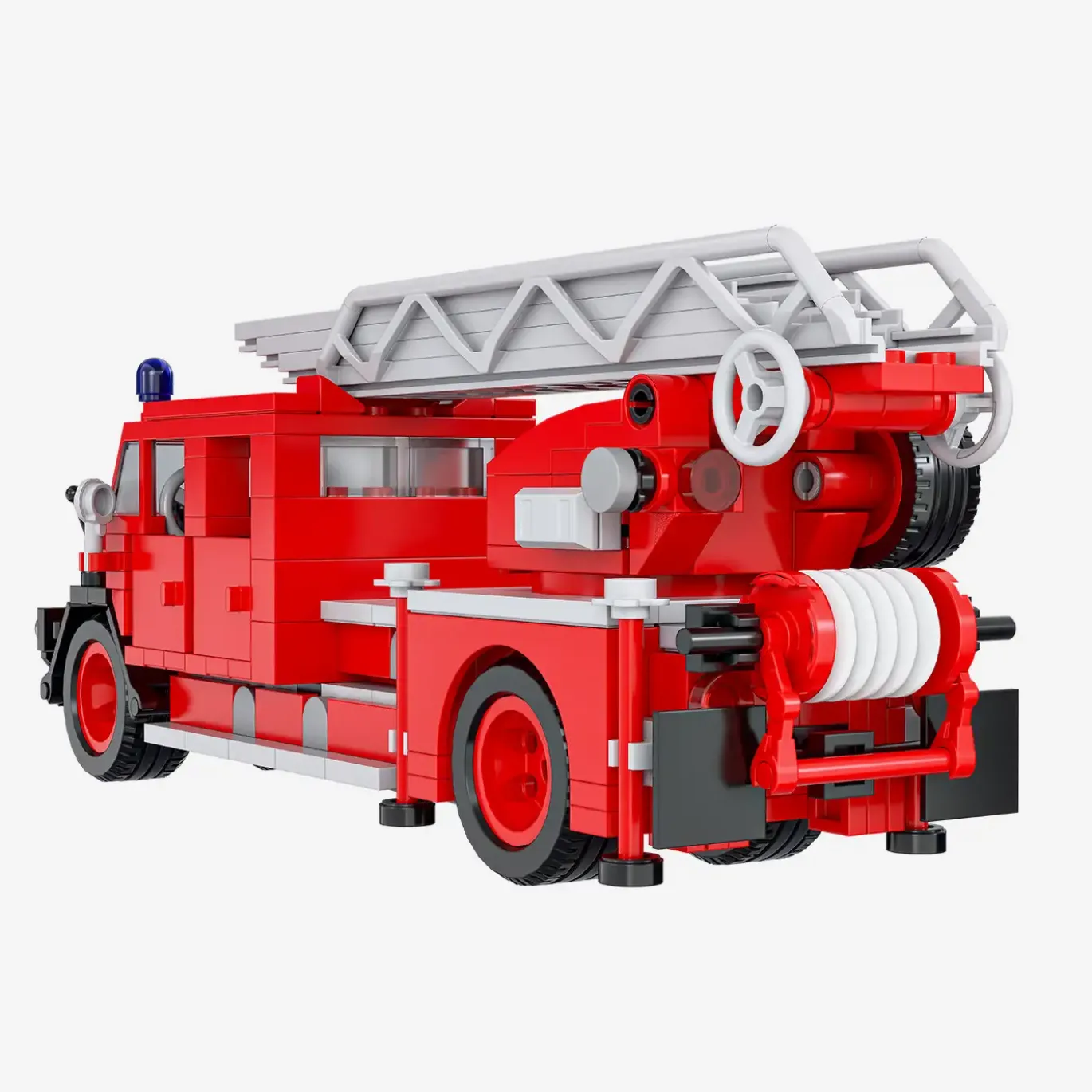 Klassischer Feuerwehr Leiterwagen