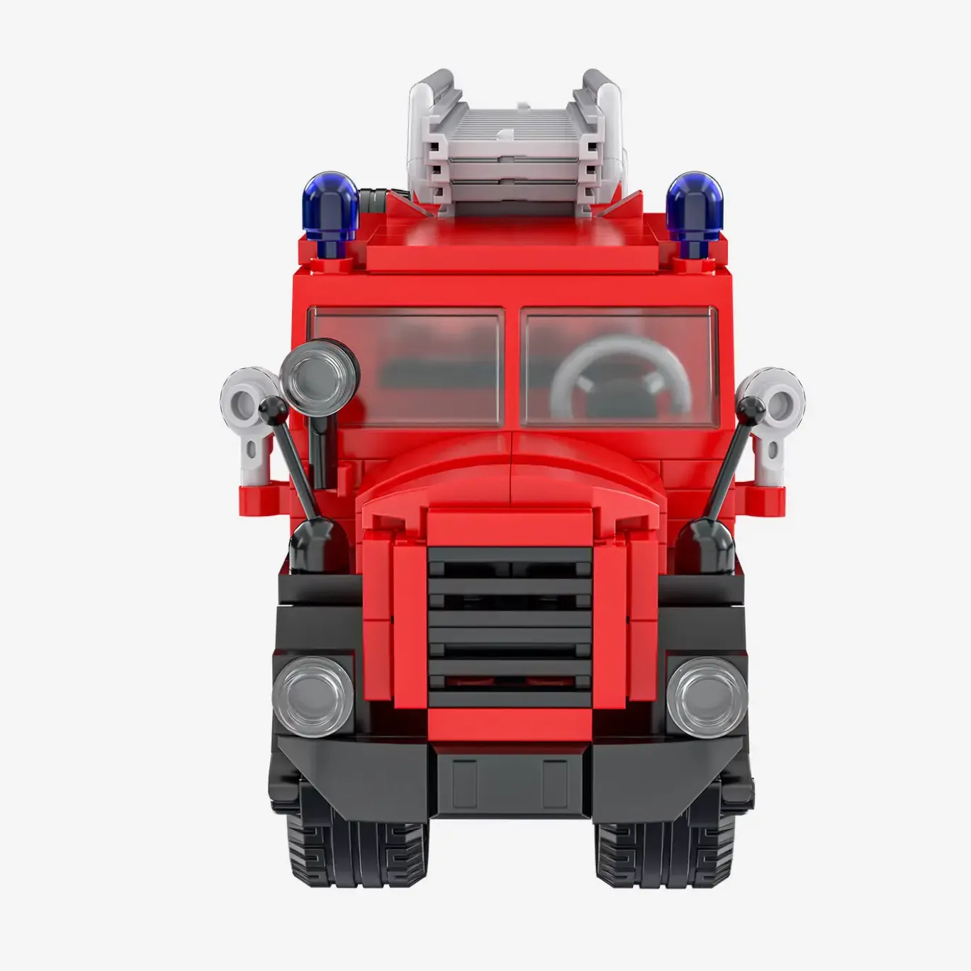 Klassischer Feuerwehr Leiterwagen