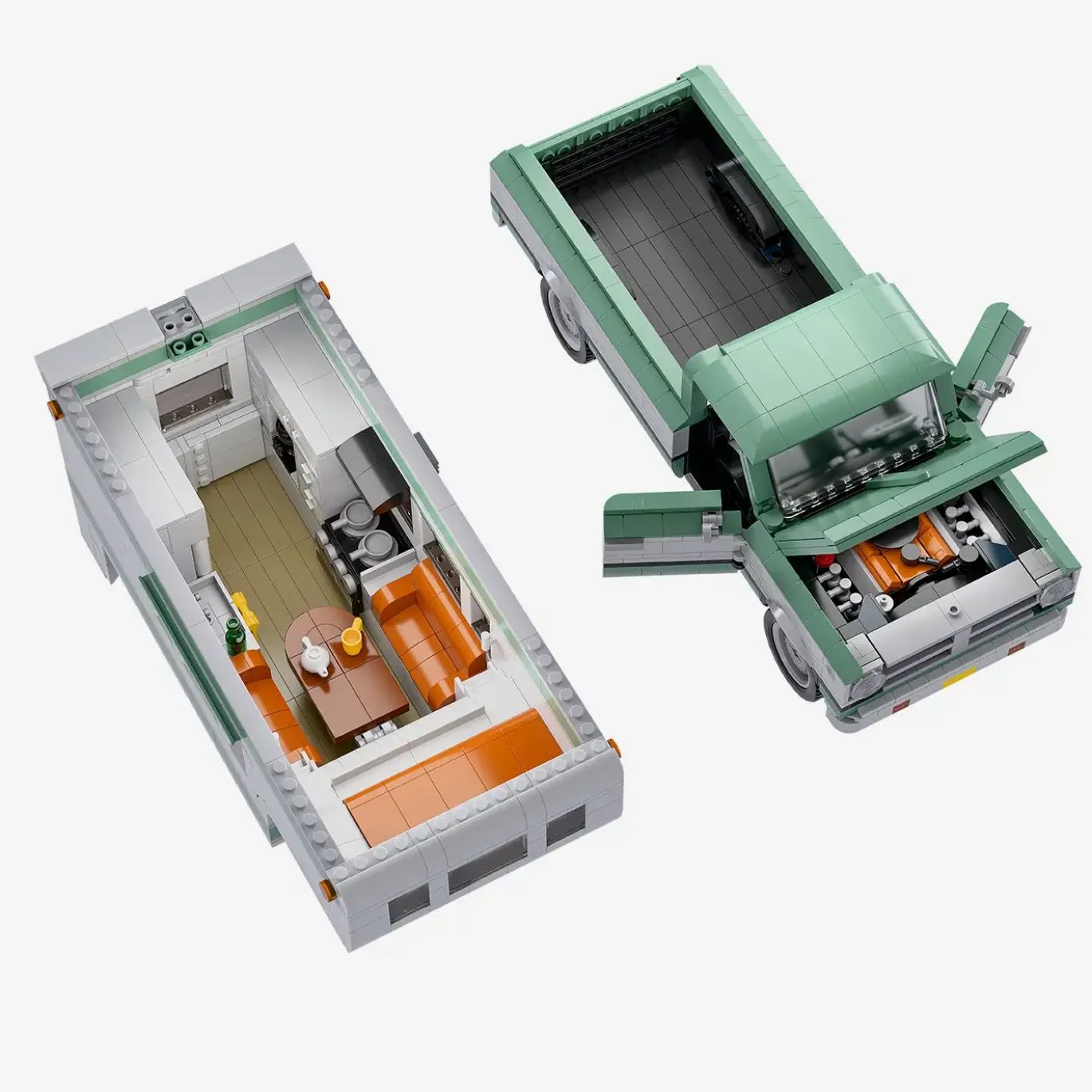 Klassischer Pick-Up Camper