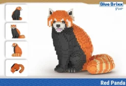 Kleiner roter Panda (diamond blocks)