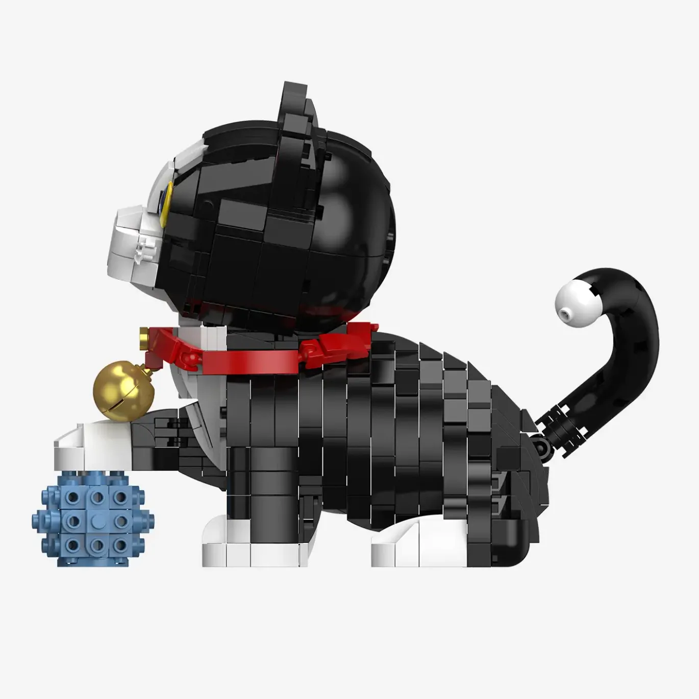 Kleine schwarze Katze