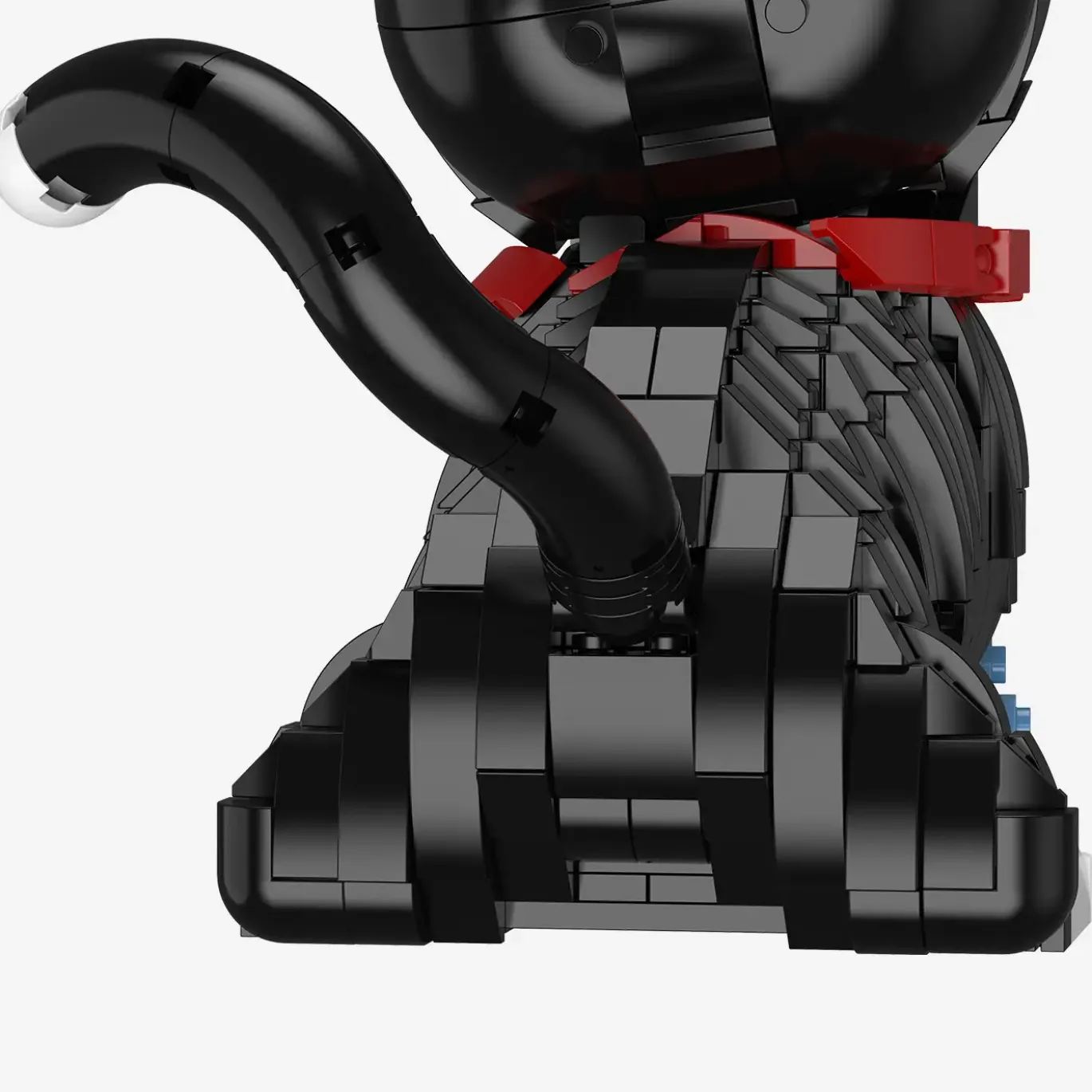 Kleine schwarze Katze