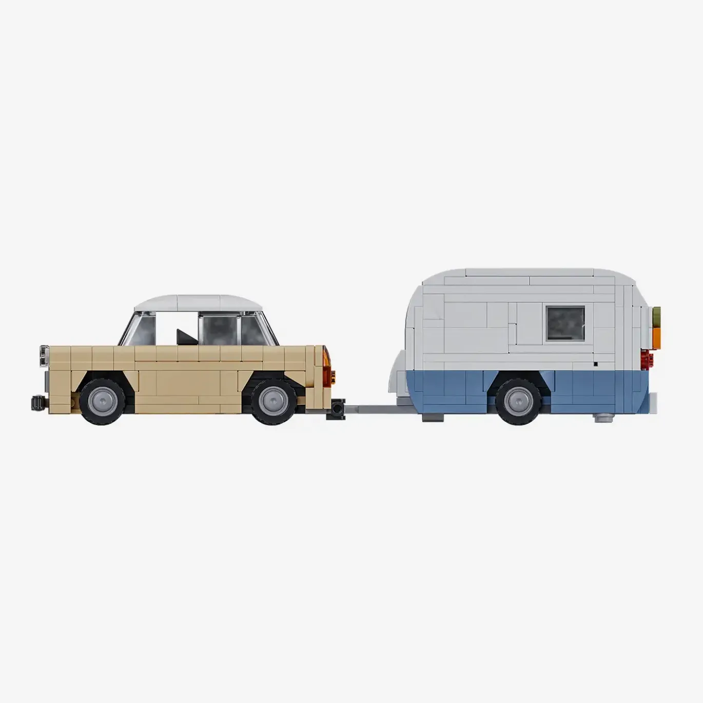 Kleinwagen mit Wohnwagen
