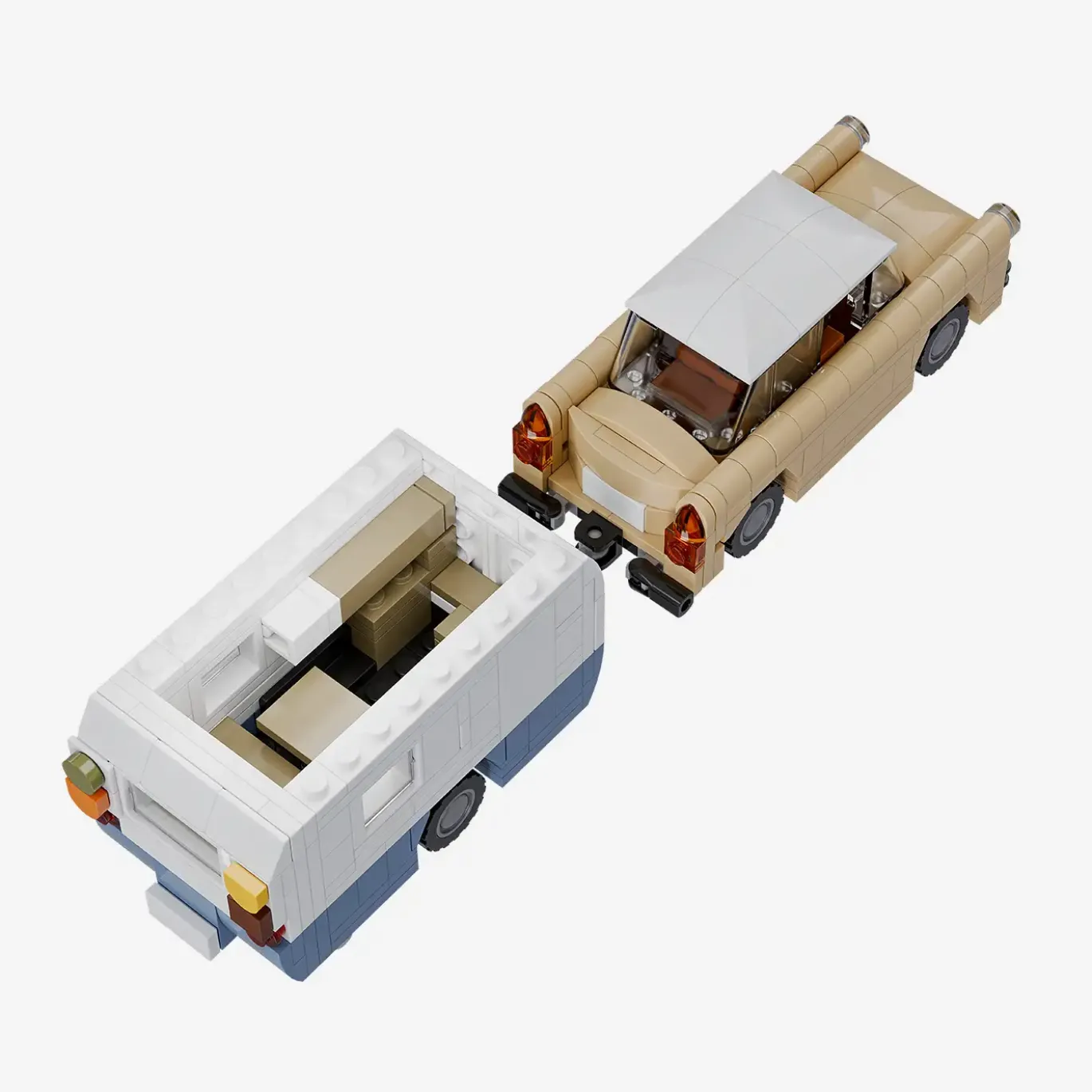 Kleinwagen mit Wohnwagen