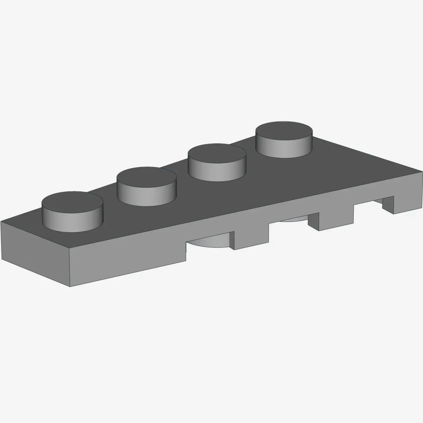 LEFT PLATE 2X4 W/ANGLE X 300