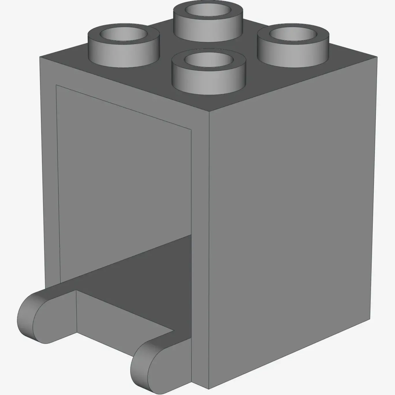MAILBOX, CASING 2X2X2 X 25