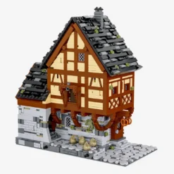 Mittelalterlicher Straßenzug: Backstube