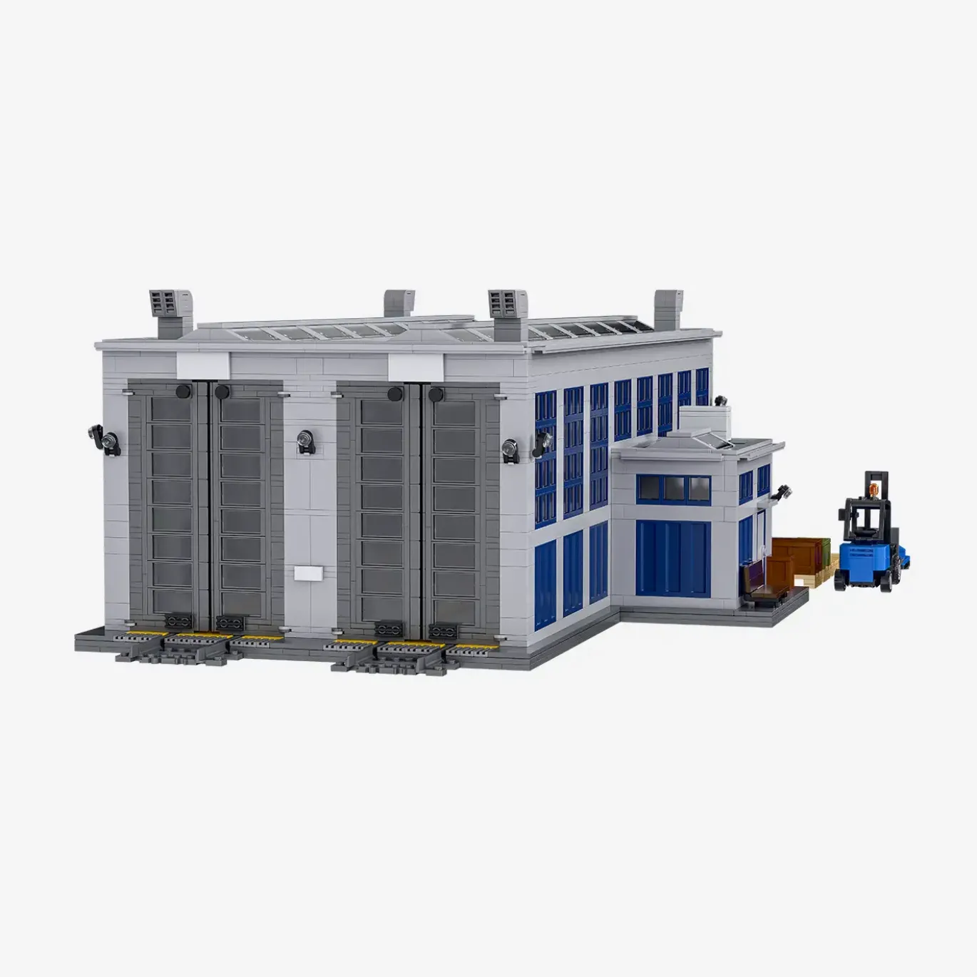 Moderne Lokhalle