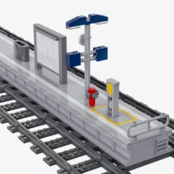 Moderner Bahnsteig