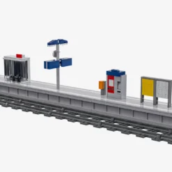 Moderner Bahnsteig