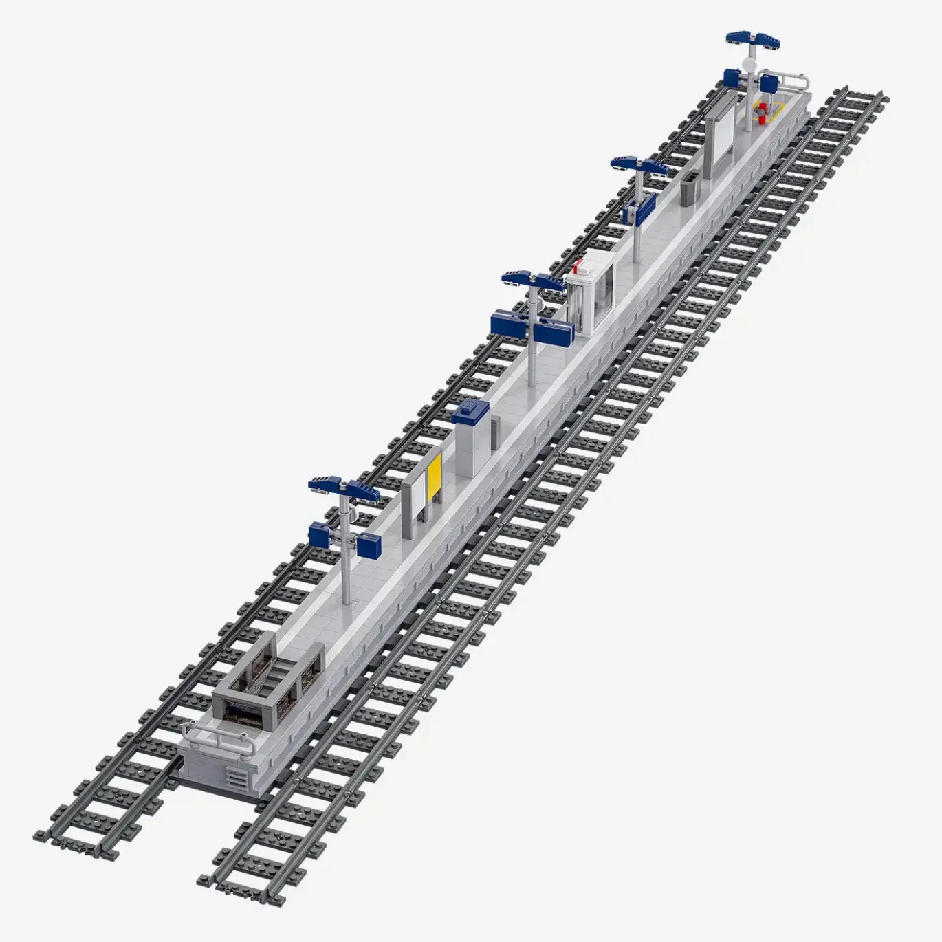Moderner Bahnsteig