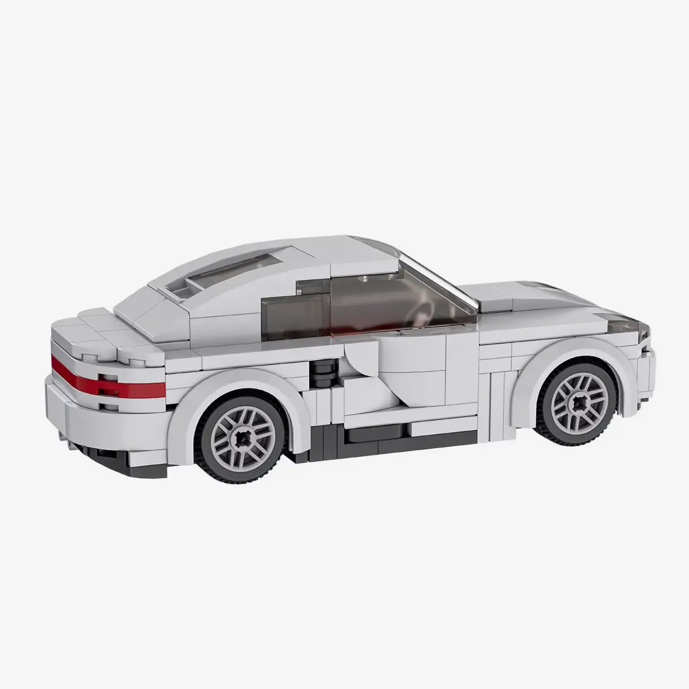 Moderner Grauer Sportwagen