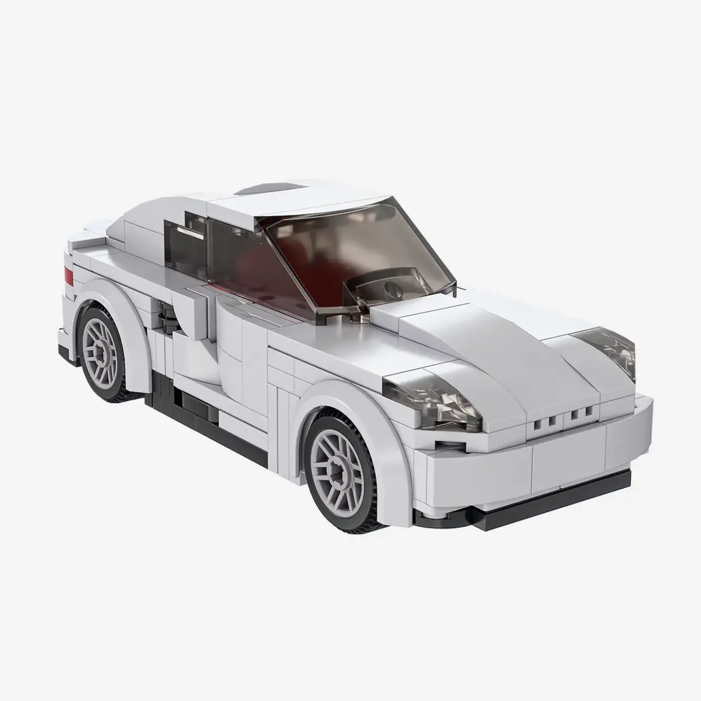 Moderner Grauer Sportwagen