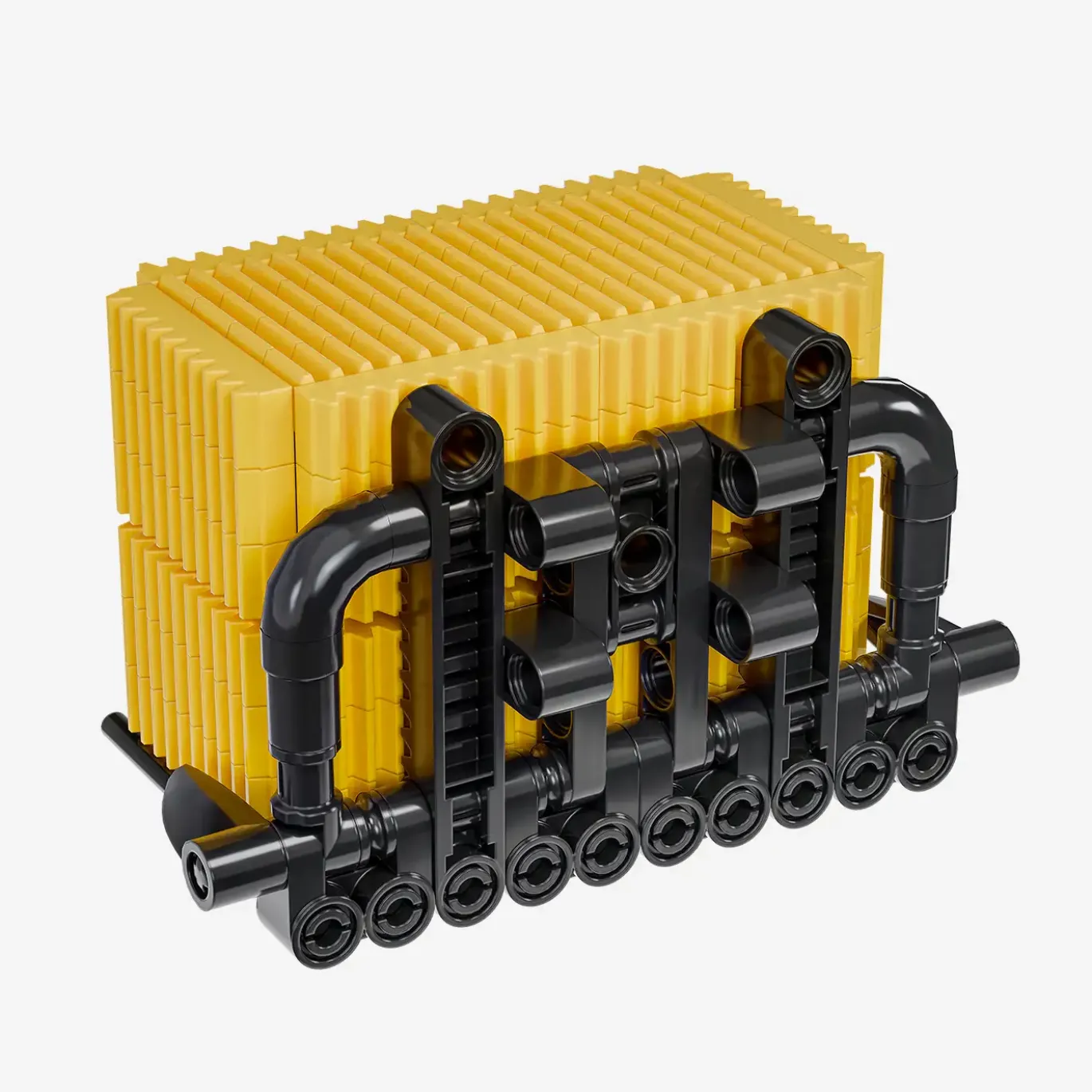Moderner Traktor 1:18 - Frontladeraufbau mit Zubehör