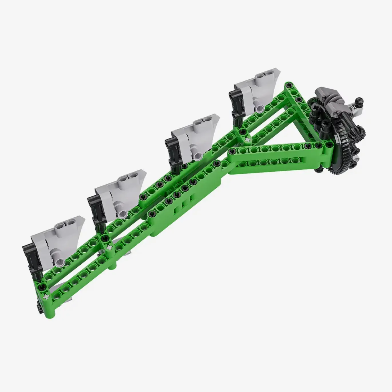 Moderner Traktor 1:18 - Pflug