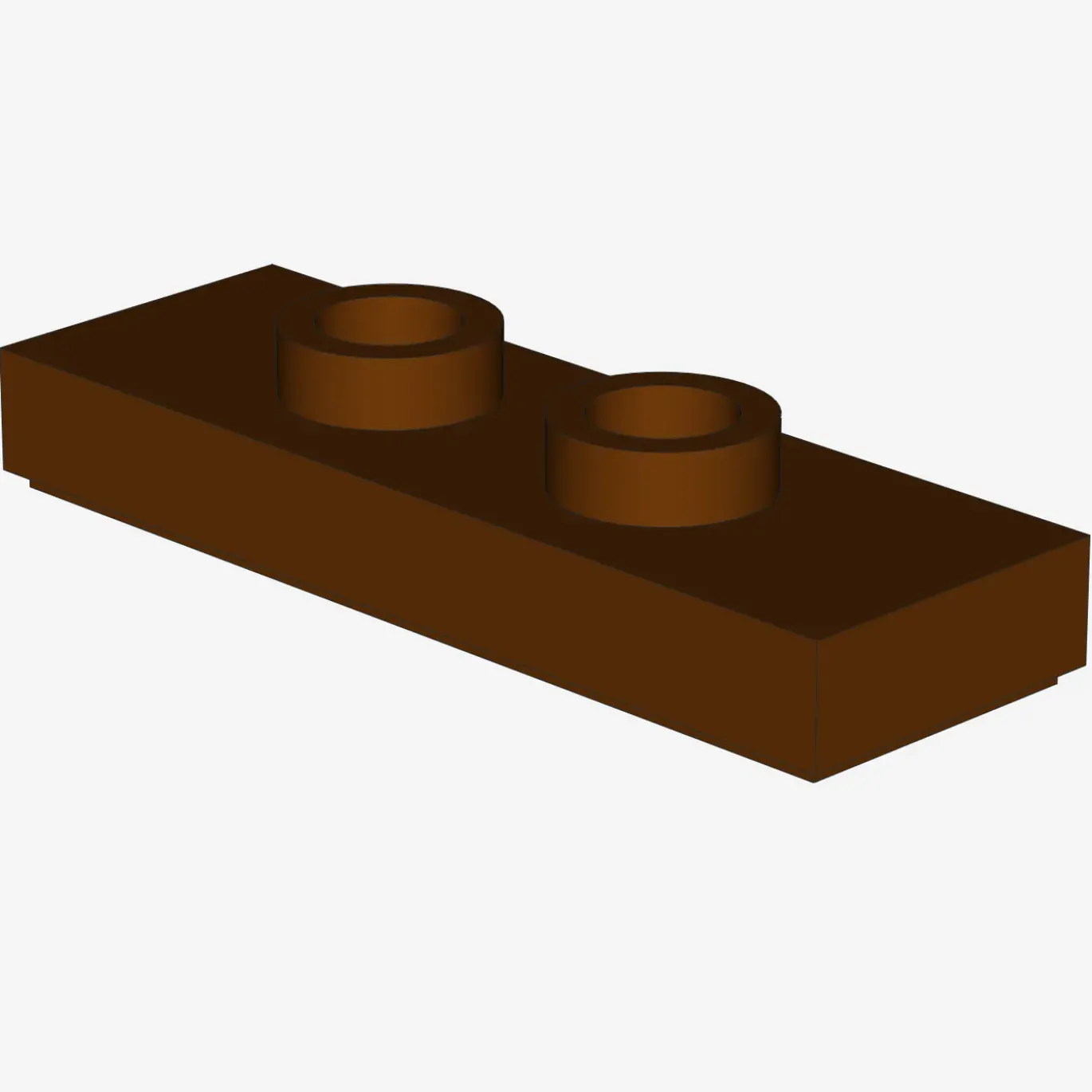 Modified 1 x 3 with 2 Studs (Double Jumper) X 100