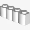 PALISADE BRICK 1X4 X 50